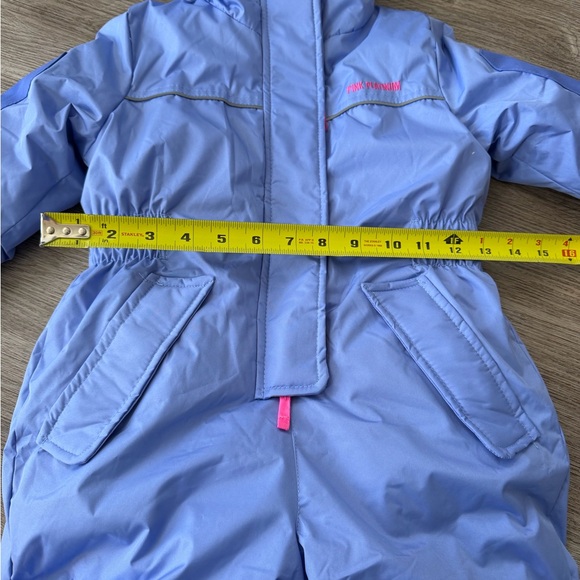 purple Pink Platinum girls' snowmobile snowsuit size 24mos - Picture 6 of 9